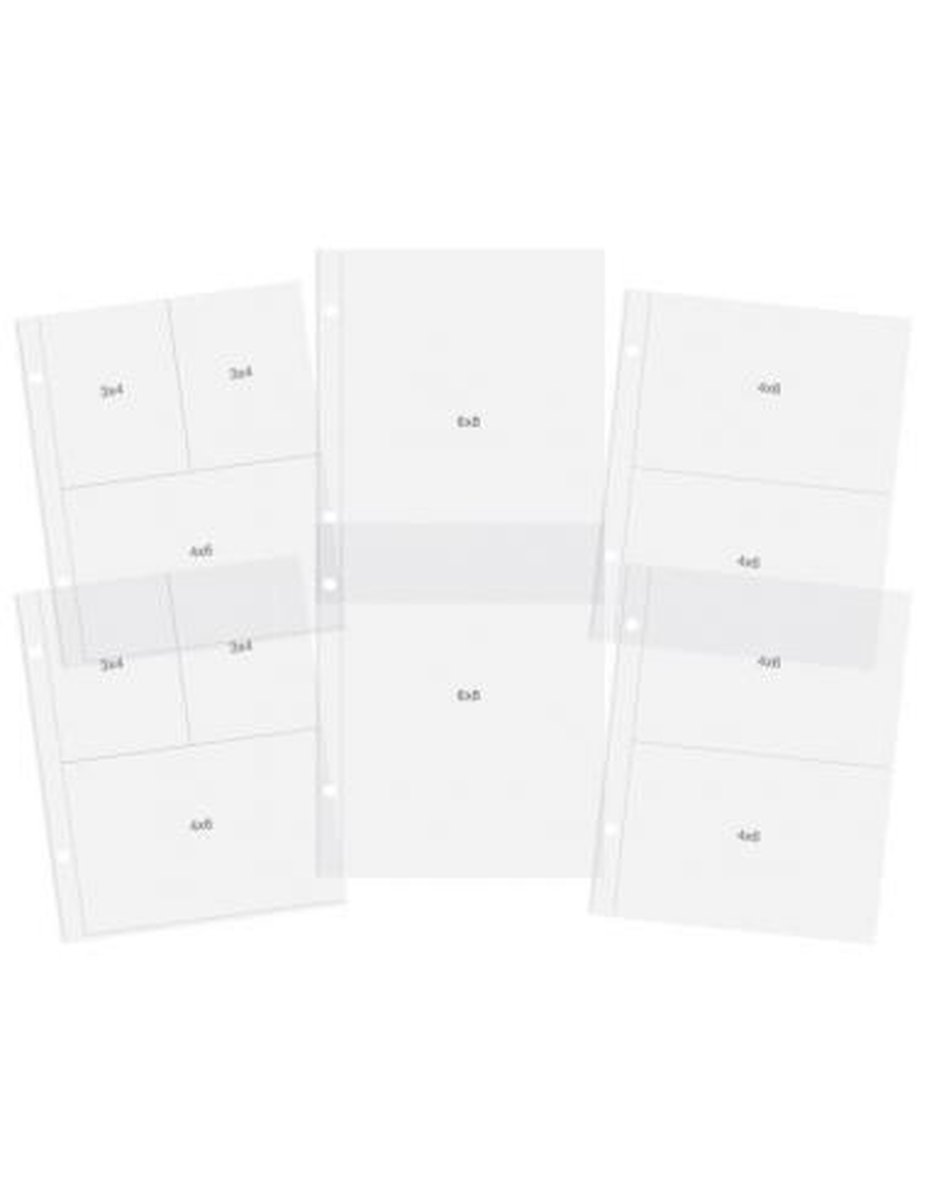 Simple Stories SN@P! Pocket Page Refills Multi 6x8 Inch (10439)