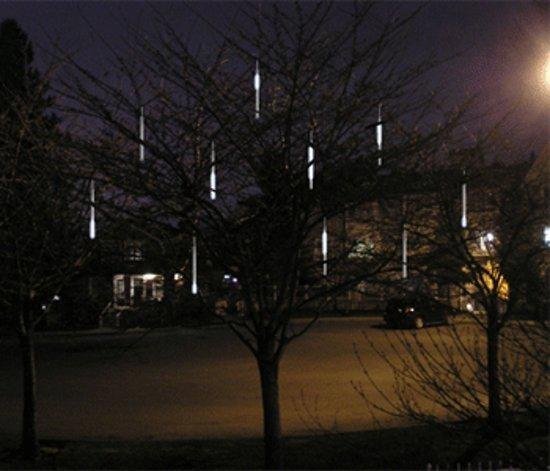 Kerst - LED Meteoorregen Buis - 30 cm - Koel Wit