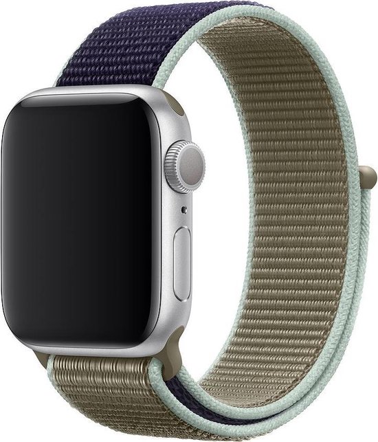Geweven sportbandje - Kaki (40 mm) | bol.com