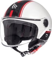 Helm Street Entire wit/rood L