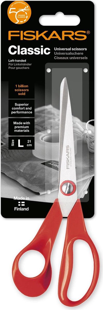 Fiskars Ciseaux couture classiques, L: 13 cm, 1pièce