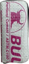 Elephant Dames Portemonnee Bull | Recyclede cementzakken | Upcycled | Duurzaam