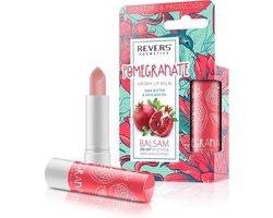 REVERS Cosmetics - Aroma Lip Balm - Shea Butter & Avocado Oil – Pomegranate – 4.5 g – Hydraterende Lippenbalsem