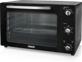 Princess 112759 Heteluchtoven - Vrijstaande oven - Zwart - Inhoud 55 liter