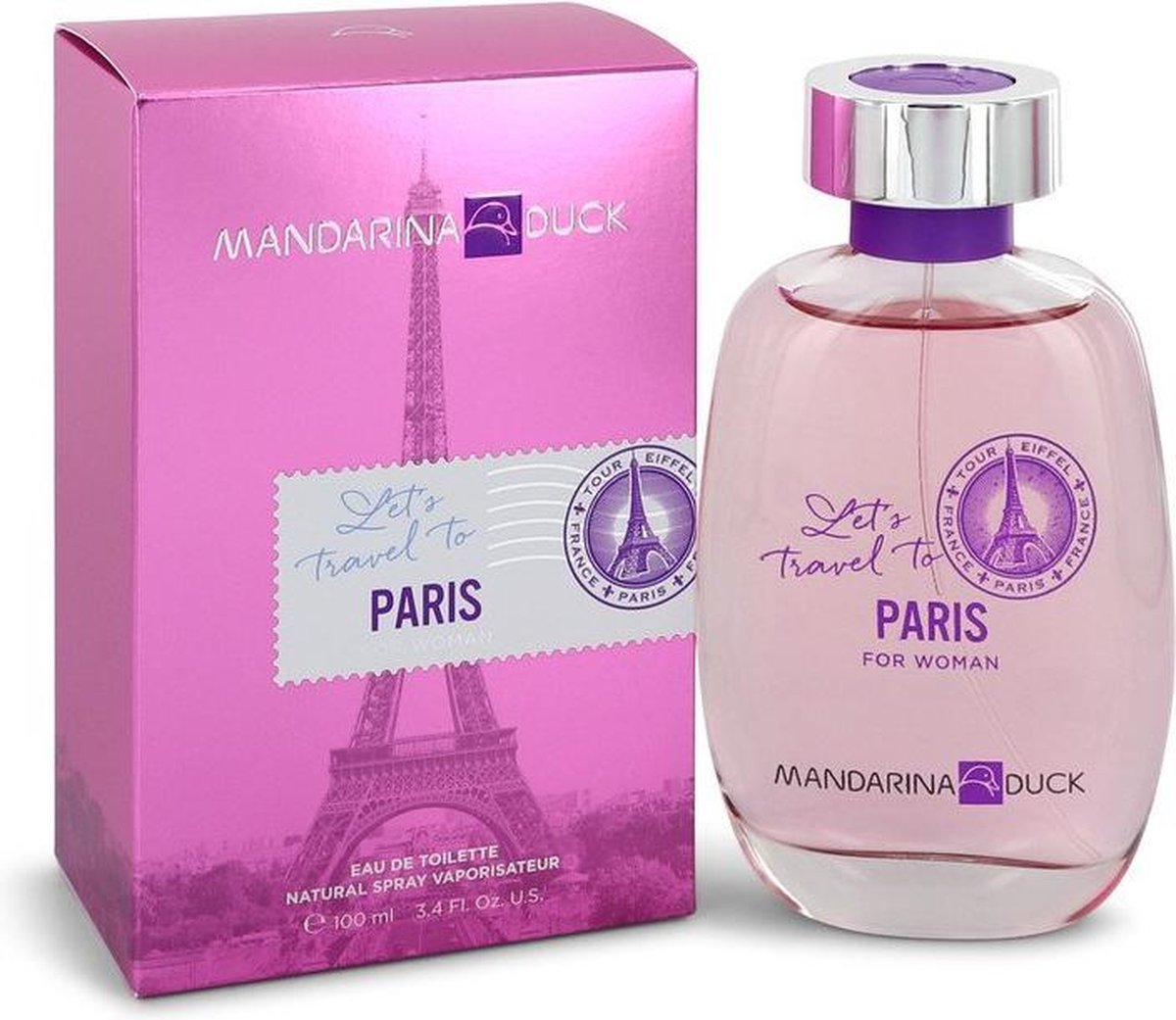 Mandarina Duck Let's Travel To Paris - Eau de toilette spray - 100 ml