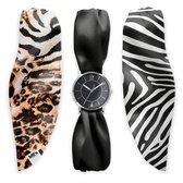Set van horloge met 3 verschillende bandjes