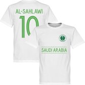 Saudi Arabië Al-Sahlawi 10 Team T-Shirt - Wit - XXXL