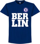 Berlin Text T-Shirt - Blauw - L