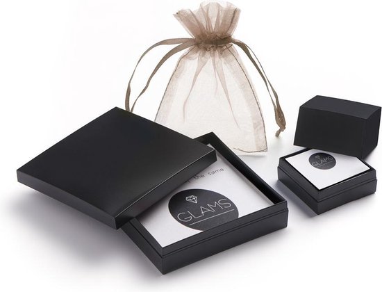 Glams Oorknoppen Zirkonia - Zilver