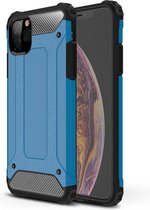 Armor Hybrid Back Cover - iPhone 11 Pro Max Hoesje - Lichtblauw