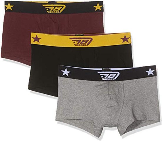 Diesel - Heren - 3-Pack Damien Boxershorts - Zwart - S | bol.com