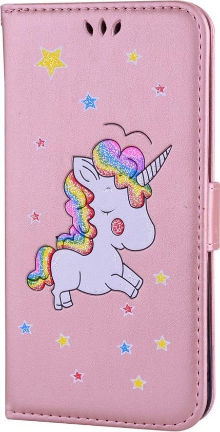 Unicorn eenhoorn roze agenda wallet case hoesje Iphone 6 6s | bol.com