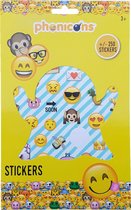 Smiley spook Stickers +/- 250 stuks