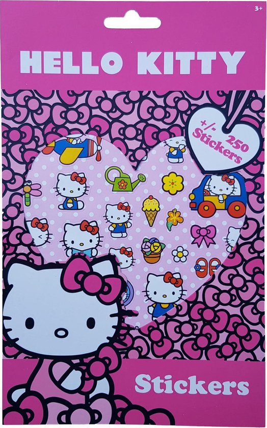 Hello Kitty Stickers +/ 250 stuks
