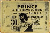 Concert Bord - Prince & The Revolution 1984