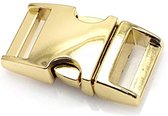 Paracord  metalen buckle / sluiting - Gold - 40mm