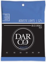 Darco Acoustic D520 Lights 80/20 Bronze 12-54 snaren set voor westerngitaar