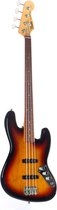 Fender AS Jaco Pastorius J-Bass F/L RW 3 Tone Sunburst, koffer - Elektrische basgitaar