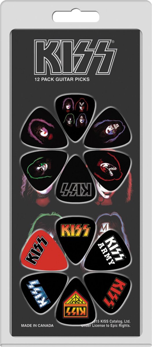 Perri's - KISS - Plectrum - Medium 0.71 mm - 12-pack
