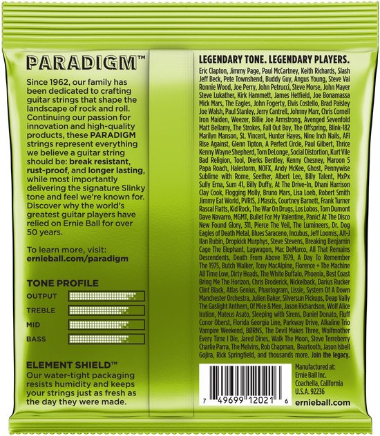 Ernie Ball Paradigm Regular Slinky 1046