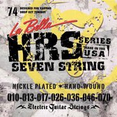 E-Git.snaren 010-070, nikkel Set HRS-74. 7-string