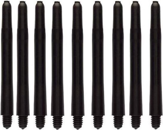 Darts Set zwarte medium shafts 10 sets (30 stuks) - medium - dartshafts - dart shafts van Dart — afbeelding 3