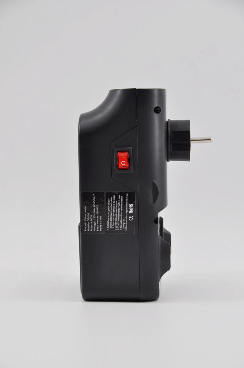 MESA LIVING FlameHeater met Afstandsbediening| Elektrische Kachel |  Verwarming 500W | bol.com