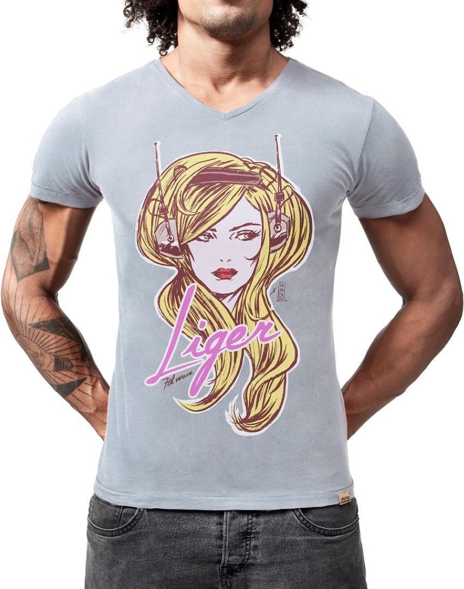 LIGER - Limited Edition van 360 stuks - Lucky Dubz - Origami - T-Shirt - Maat L