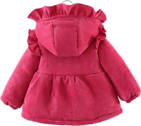 Op de kop van Spruit Oneerlijk Baby winterjas meisje - Roze - Maat 86/92 | bol.com