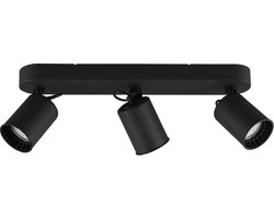 TRIO PAGO - Spot - Zwart mat - excl. 3x GU10 4,9 W - Plafondbevestiging