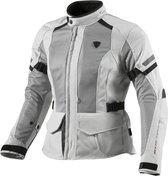 REV'IT! Levante Lady Silver Textile Motorcycle Jacket 46