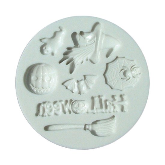 Halloween siliconen mal | Pompoen Zombie Gips Mallen - Halloween Hars Casting Siliconen Mal voor Aromatherapie Kaarsen Wax Gips Klei Decoratie