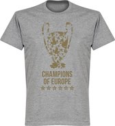 Liverpool Champions League 2019 Trophy T-Shirt - Grijs - M