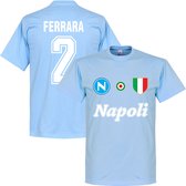 Napoli Ferrara 2 Team T-Shirt - Lichtblauw - XXL