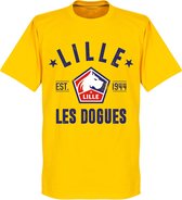 OSC Lille Established T-Shirt - Geel - XS