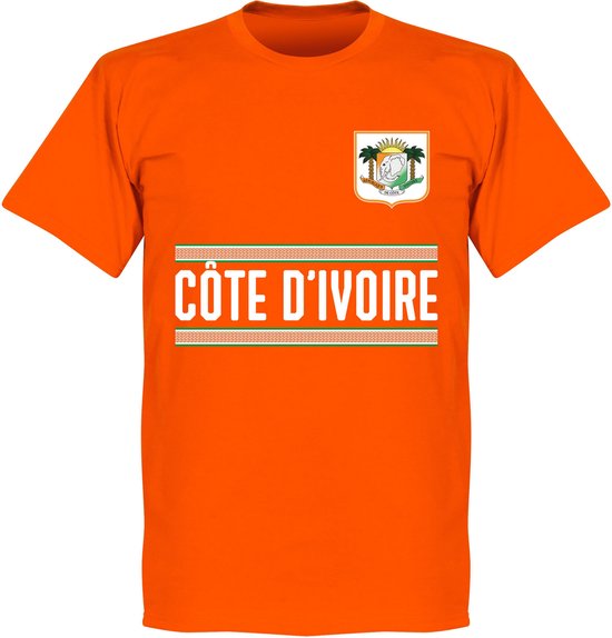 Ivoorkust Team T-Shirt - Oranje - S