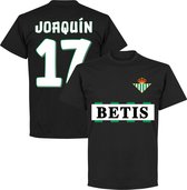 Real Betis Joaquin 17 Team T-Shirt - Zwart - M