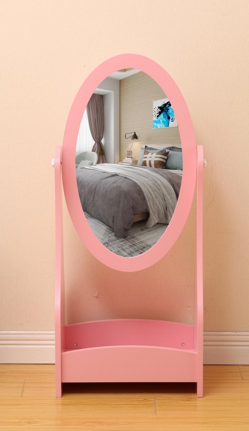 spiegel make up visagie prinses meisje kinderkamer roze | bol.com