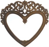 Groot houten muur decoratie  65 cm "hart"