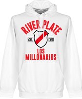 River Plate Established Hoodie - Wit - S