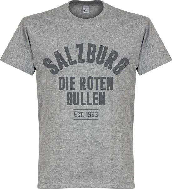 RB Salzburg Established T-Shirt - Grijs