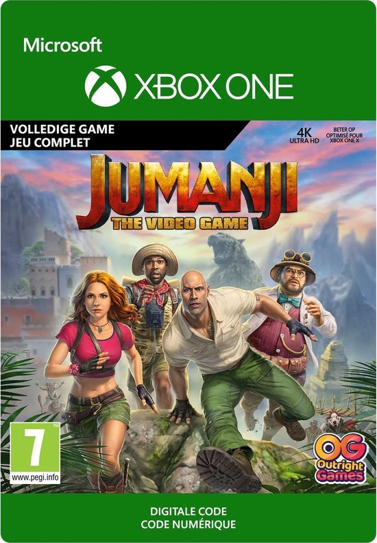 plotseling Verbergen Bang om te sterven Jumanji: The Video Game - Xbox One Download | Games | bol.com