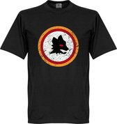 AS Roma Vintage Logo T-Shirt - Kinderen - 152