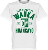 Deportivo Wanka Established T-Shirt - Wit - 5XL