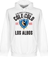 Colo Colo Established Hooded Sweater - Wit - S