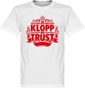 In Klopp We Trust T-Shirt - Wit - Kinderen - 140