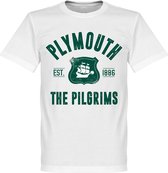 Plymouth Established T-Shirt - Wit - XXXXL