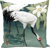 Kussenhoes Japanse Vogel | Kussen met Rits 45 x 45 cm