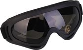 Skibril - Snowboardbril - UV protected - Verstelbare Ski/Snowboard bril - Unisex - Grijs glas