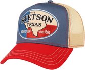 Stetson Retro Trucker Cap Texas BBQ Rood Blauw -One Size